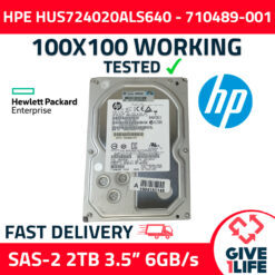 HPE HUS724020ALS640 2TB HDD SAS-2 3.5" 6GB/S 7.2K - 710489-001