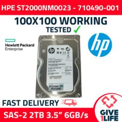HPE ST2000NM0023 2TB HDD SAS-2 3.5" 6GB/S 7.2K