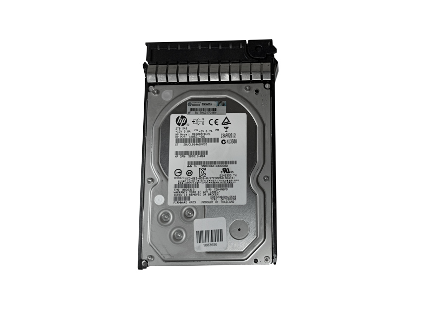 HPE HUS723020ALS640 2TB HDD 3.5" SAS-2 6GB/S 7.2K 64MB - 638521-001 + CADDY - Imagen 2