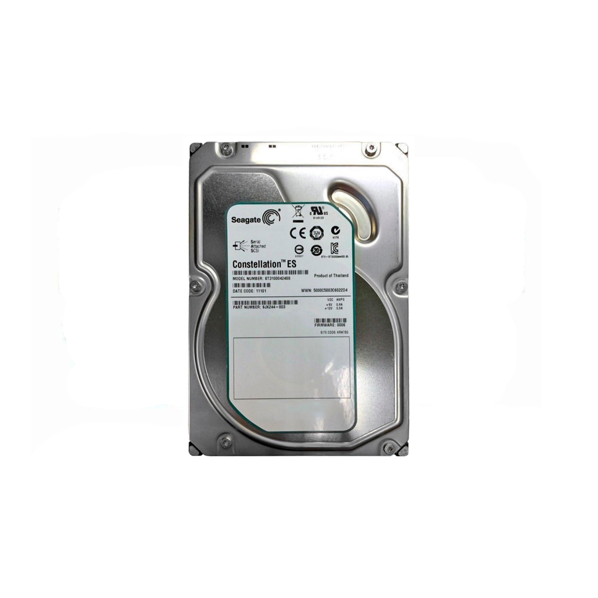 SEAGATE ST31000424SS HDD SAS 1TB 3.5" 7.2K RPM SAS-2 6GB/S 16MB CACHE - Imagen 2