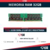 32GB 2Rx4 PC4-2133P DDR4 RAM REGISTRADA - ESPECIAL SERVIDOR