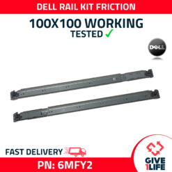 DELL RAIL KIT FRICTION 2U PN:6MFY2 PARA DELL POWEREDGE C6100/C6220/C6300/C6320/R740XD2...