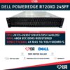 Servidor Rack DELL R720XD 24SFF 2xE5-2630 + 48GB RAM + H710 + 4x1GB LAN
