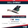 DELL 0HM9JY Tarjeta de Red 4x 10/100/1000MB/s PCI Express