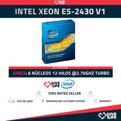 Intel Xeon E5-2430 V1 (6 Núcleos / 12 Hilos) @2.40GHz Turbo Speed