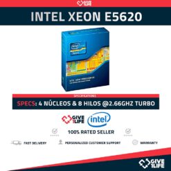 Intel Xeon E5620 (4 Núcleos / 8 Hilos) @2.66GHz Turbo Speed