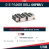 Disipador / Heatsink DELL 00F8NV para R640, R740, R740XD, XC740