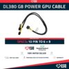 HP Proliant Power GPU Cable 10 Pin to 6+8