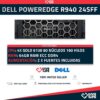 Dell PowerEdge R940 24SFF 4x Xeon Gold 6138 80 Núcleos 160 Hilos 64GB RAM 2 Fuentes Incluidas