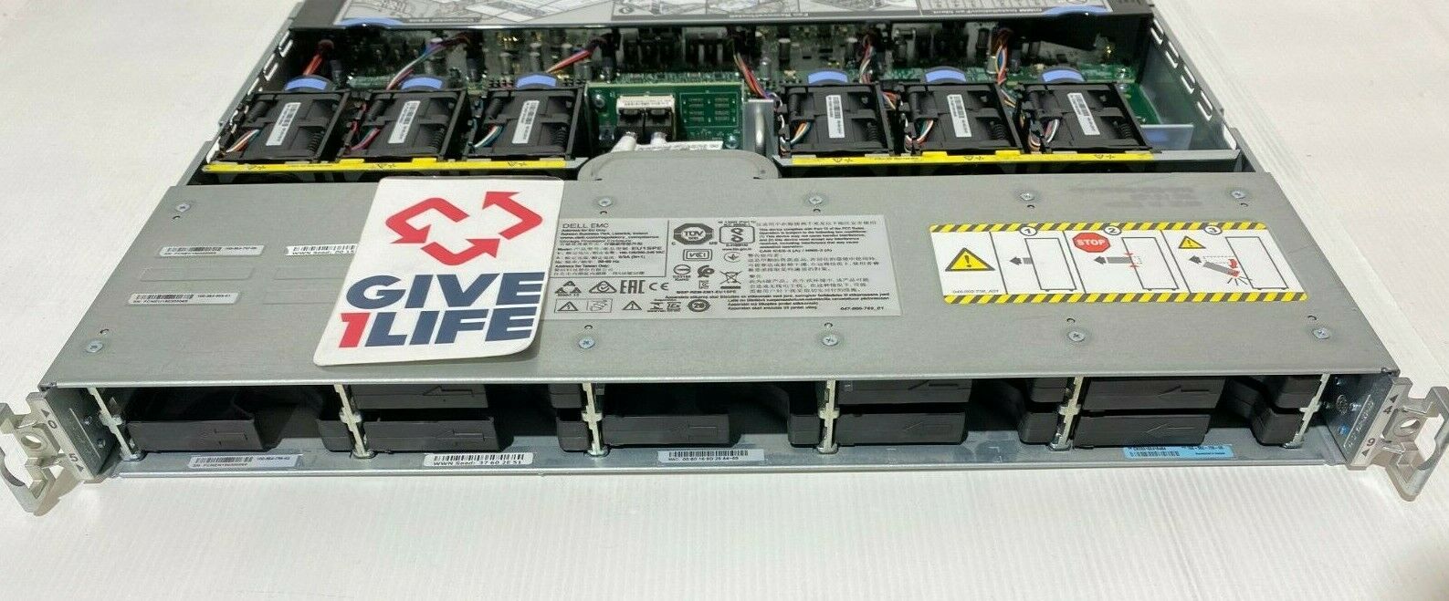Servidor Rack DELL EMC EU1SPE 2SFF 2x E5-2620v3+32GB DDR4+ FC + SFP+ 900-541-044 - Imagen 3