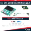 Dell 0XX2X2 LSI SAS 2008 Mezzanine 6Gb/s + JKM5M Conector + Cables 0HYJ6G