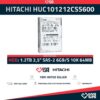 HITACHI HUC101212CSS600 1.2TB HDD 2.5" SAS-2 6GB/S 10K 64MB