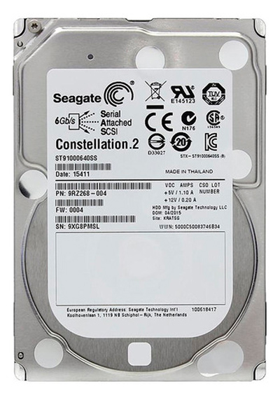 SEAGATE ST91000640SS 1TB HDD 2.5" SAS-2 6GB/S 7.2K 64MB - Imagen 2