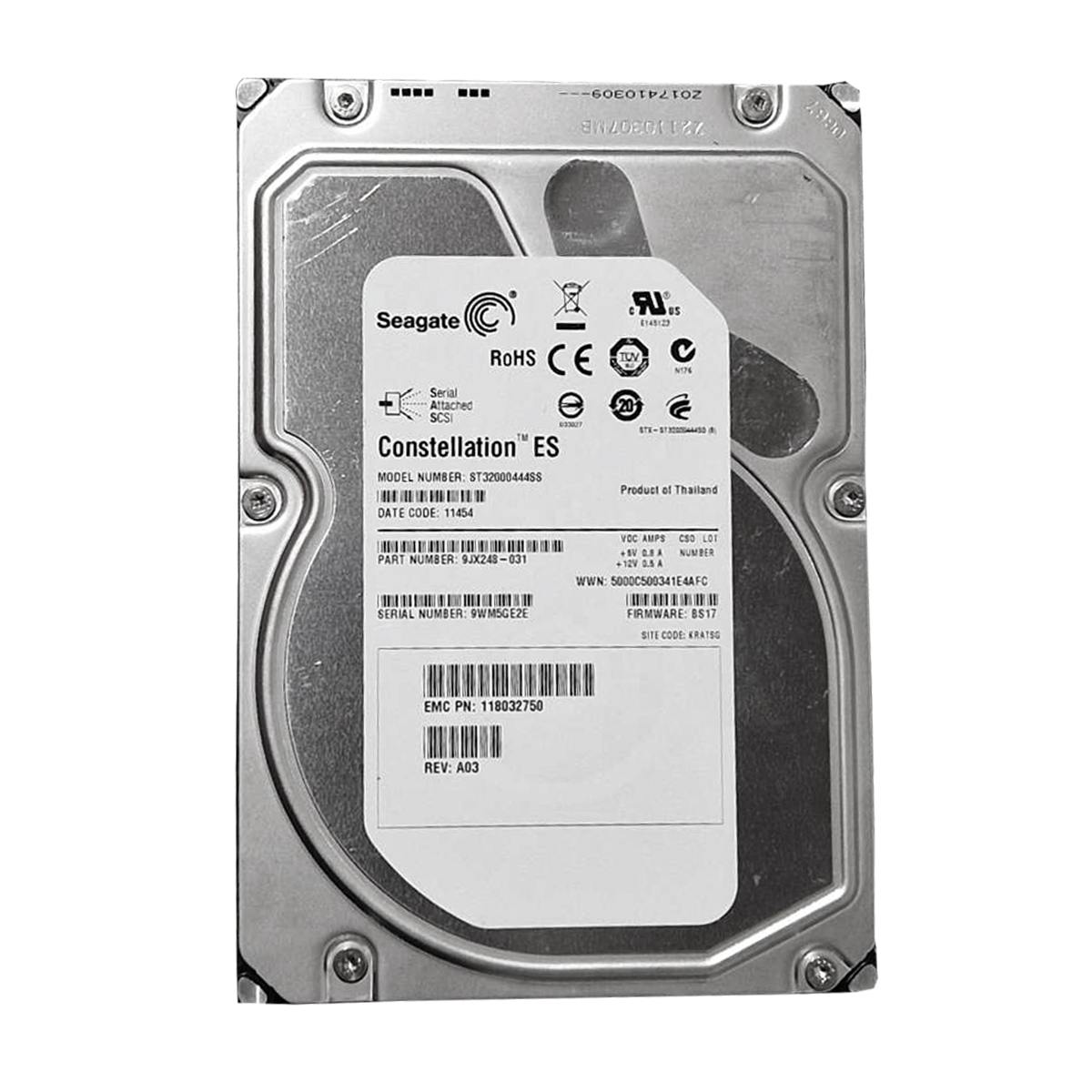 SEAGATE ST32000444SS 2TB HDD 3.5" SAS-2 6GB/S 7.2K 16MB - SERVIDORES HP DELL IBM - Imagen 2