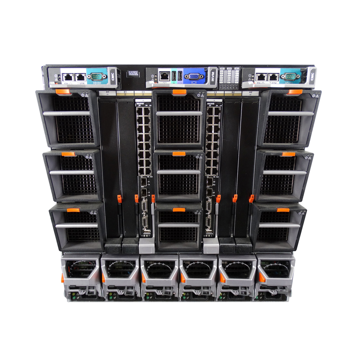 DELL M1000e Blade + 16 x M610 384GB RAM 96CO/192TH + 2X M6220 - Imagen 3