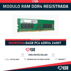 64GB 4DRx4 PC4-2400T DDR4 RAM REGISTRADA - ESPECIAL SERVIDOR