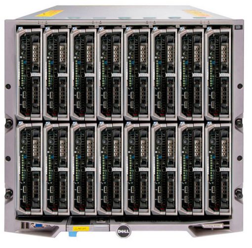 DELL M1000e Blade + 16 x M610 384GB RAM 64CO/128TH + 2X M6220 - Imagen 2