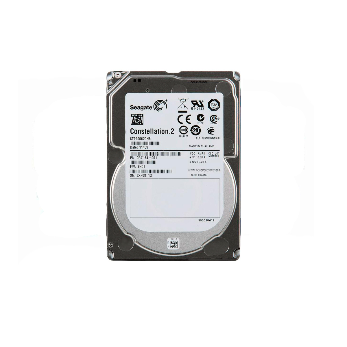 SEAGATE ST9500620NS HDD 2.5" 900GB SAS-2 6GB/s 7.2K RPM - Imagen 2