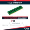 16GB 2Rx8 PC4-2666V DDR4 RAM REGISTRADA – ESPECIAL SERVIDOR