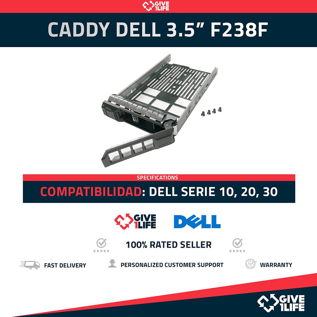 CADDY PARA DELL 3.5″ F238F, KG1CH, X968D, 0X968D, G302D NUEVO+TORNILLOS
