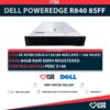 Dell PowerEdge R840 8SFF 4x Xeon Gold 6138 80 Núcleos 160 Hilos 64GB RAM PERC S140