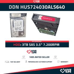 HITACHI SAS 3TB 3.5" LFF 7.2K SS6000 SS7000 HUS724030ALS640