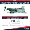 HPE - RISER 1 869504-001 Adaptador Discos uFF SSD 830452-001 + Cables 869685-001 + 869683-001