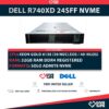 Servidor Rack DELL PowerEdge R740XD 24SFF NVME 2x Gold 6138 + 32GB DDR4 + 2 PSU