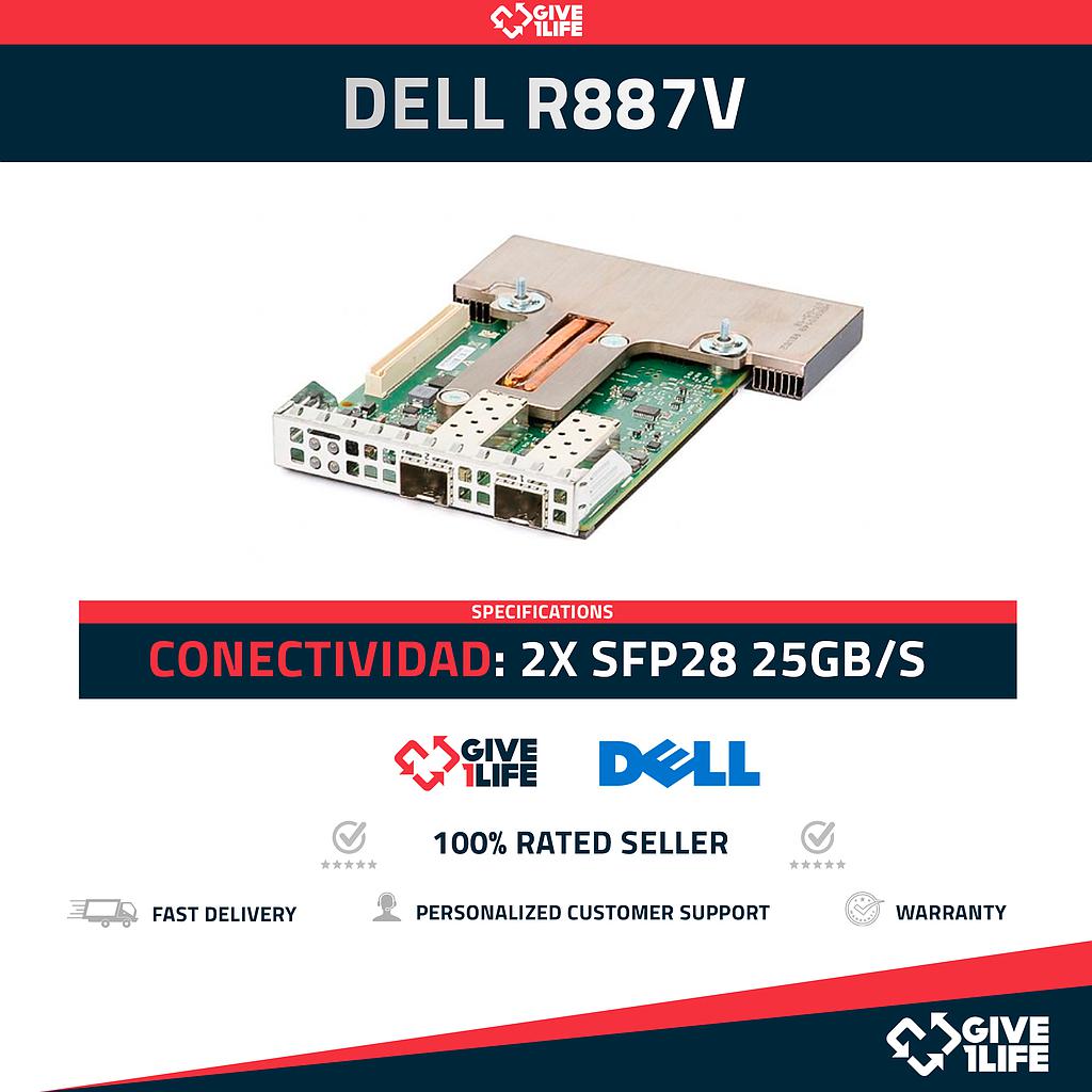 DELL Tarjeta de Red Daughter R887V SFP28 10/25GB/s