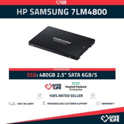 HP Samsung PM863 MZ7LM480HCHP SSD 2.5" 480GB SATA 6GB/S