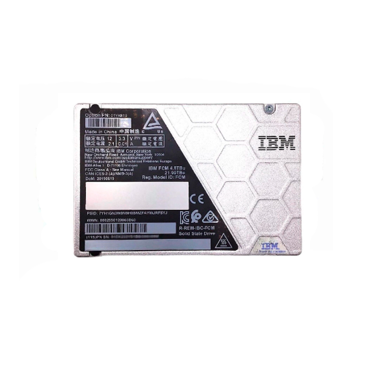 IBM 01YKB19 NVMe SSD 4.8TB SAS 32GB/S FlashCore Module (FCM) - Imagen 2
