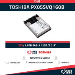 Toshiba PX05SVQ160B SSD 2.5" 1.6TB SAS-3 12GB/s